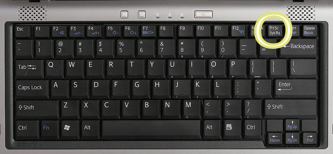 laptop keyboard print key