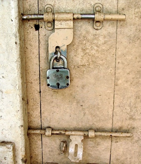 lock on door